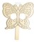 CousinDIY Unfinished Wood Mask Assortment-Butterfly & Kittycorn